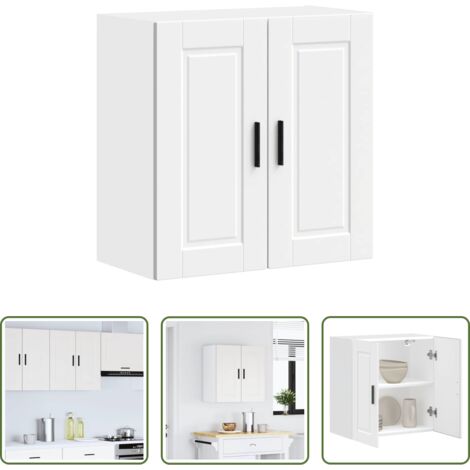 Pensile da cucina -  Pensile da Cucina Porto Bianco in Legno Multistrato