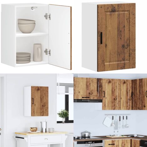 Pensile da Cucina Porto Legno Antico in Legno Multistrato - Armadietto da cucina - Mobile da parete