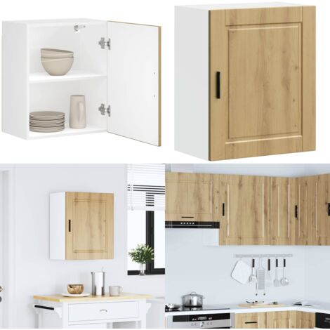 Pensile da Cucina Porto Rovere Artigianale Legno Multistrato - Armadio da cucina - Mobile da parete