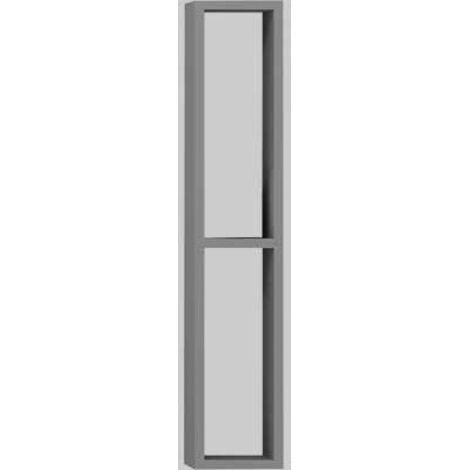 PENSILE D'ARREDO DOPPIO VANO Grigio 15 x 80 cm SAVINIDUE