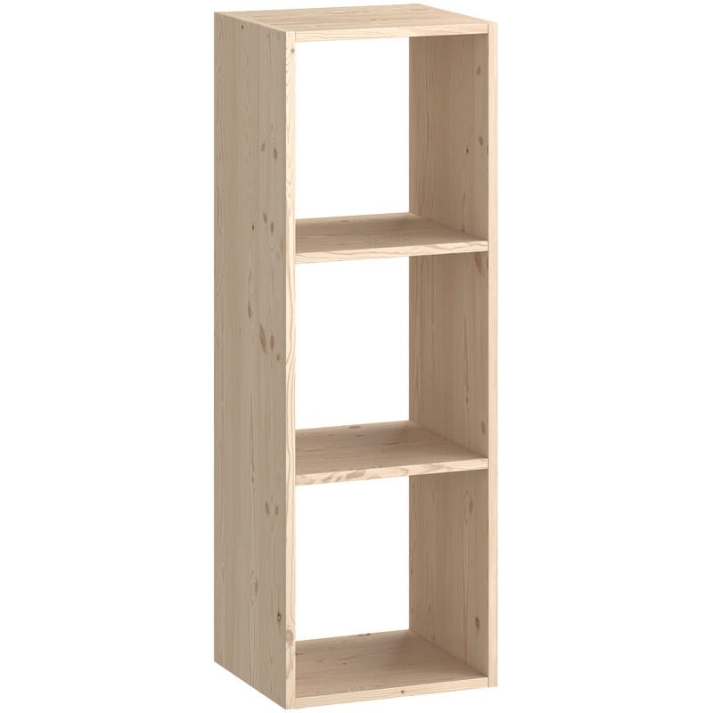 Pensile Libreria 3 Ripiani 36x30x104 cm in Legno