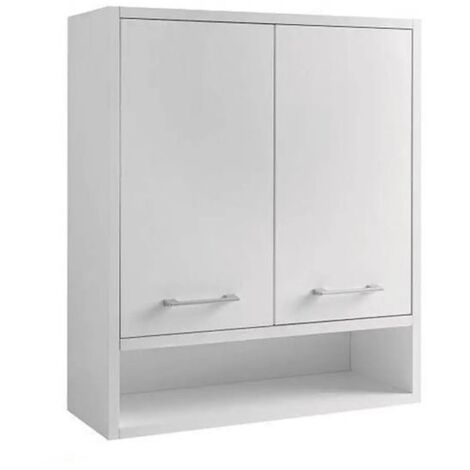 Pensile Multiuso Colavene Domestica Doppia Anta 60x22x70 Bianco - DP6022B