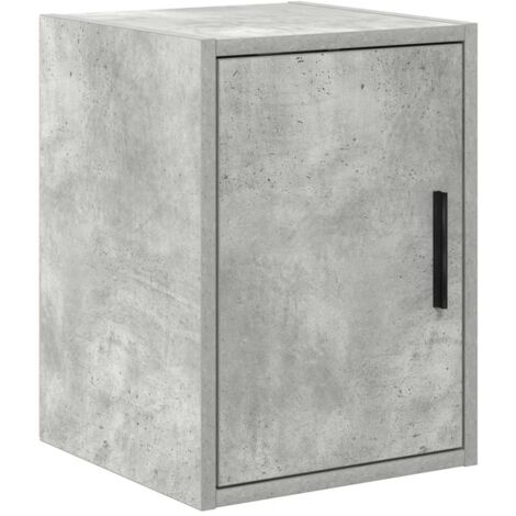 Pensile per Garage Grigio Cemento in Legno Multistrato vidaXL