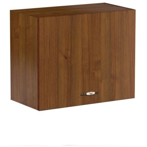 Pensile sopracappa noce antico con anta da cucina Cm 60x32xh49