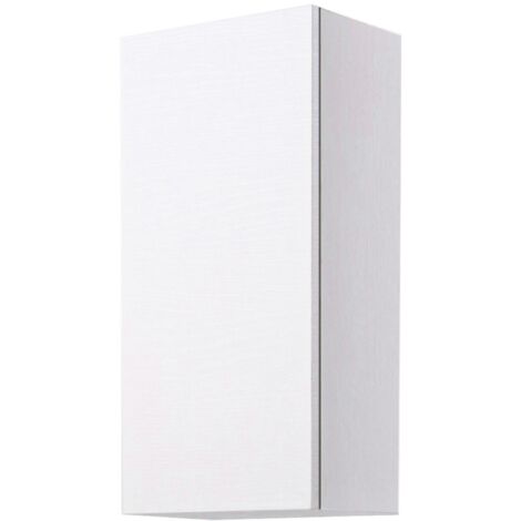 Pensile sospeso 30x22 con anta reversibile Bianco Frassino