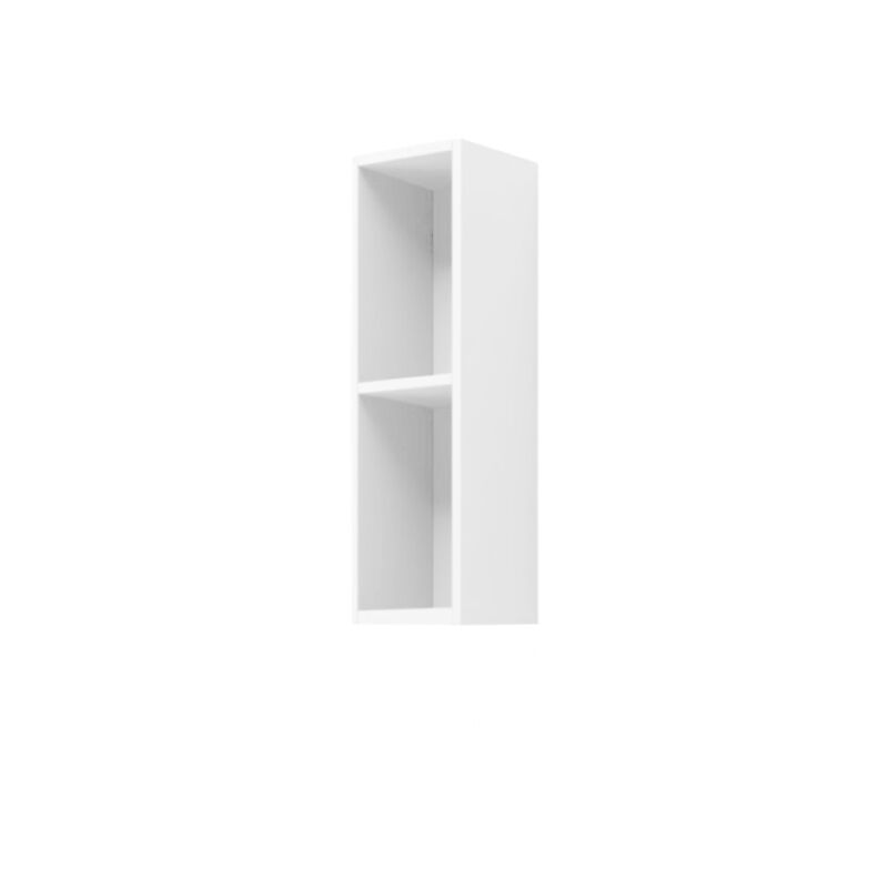 Image of Pensile sospeso con vani a giorno 20 x 71 cm reversibile Bianco Lucido