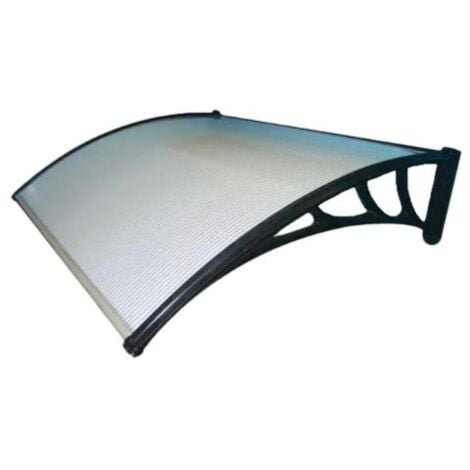 AUTRES Pensilina 100 x 80 cm in policarbonato alveolare trasparente copertura per esterno