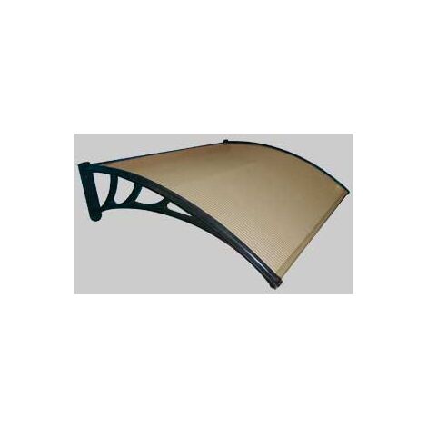 Pensilina da esterno alveolare fume ideal star 120x100 cm
