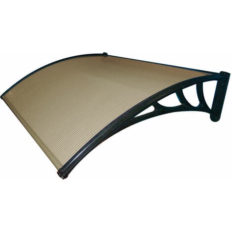 Pensiline Tettoia da Esterno Compatta Alveolare Trasparente Oscurante - Formato: 100 x 80 cm - Colore: Alveolare Oscurante