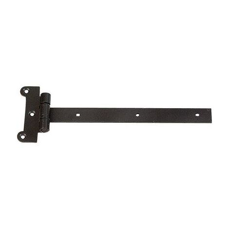 Penture sur té bout carré acier noir - plusieurs modèles disponibles