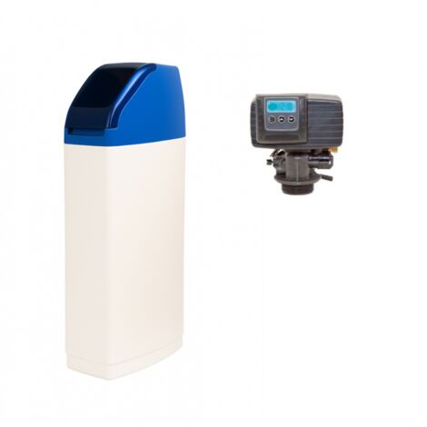 Pentair – Adoucisseur d'eau 20 L – Vanne Fleck 5600 SXT – Régénération volumétrique – Débit jusqu'à 4,5 m³ – Installation facile