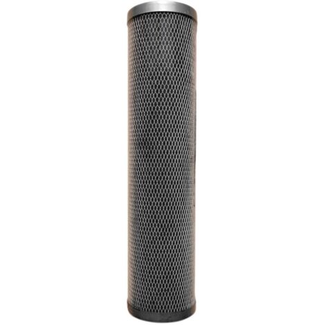 Pentair – Cartouche filtrante charbon actif Floplus Big Blue 20 pouces – Filtration 0,5µm – Capacité 189000 litres – Débit 15,2 L/min