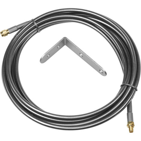 PENTATECH 27225 Antennen Verlaengerungskabel 4.00m Schwarz