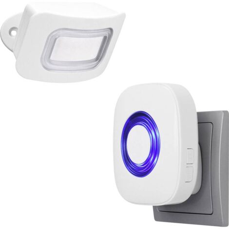 PENTATECH Détecteur de mouvement FD25 blanc jeu 82 dB 34112 S603031