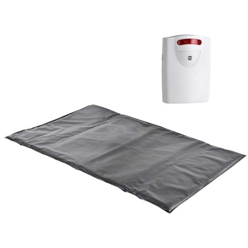 Pentatech - Tapis de contact avec alarme sans fil TMF01 noir 95 dB 33621