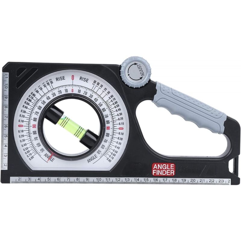 Pente magnétique Mesure, Universel Bevel Protractor, Instrument de Mesure de Pente Professionnel, Angle Niveau Déclinomètre Multifonctionnel Angle