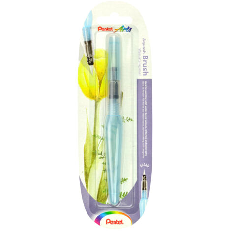 Pentel Aquash XFRH/1-B Pennello ad acqua riempibile punta larga piatta setole nylon