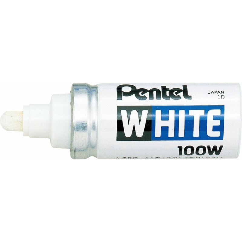 X100W Perm White Mrkr Box 12 - PEX100W - Pentel