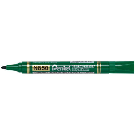 Pentel N850 marcatore permanente Verde 12 pz