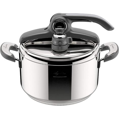 Pentola A Pressione Bergner Swiss Home Zurich 5L | Acciaio Inox | Per Induzione | 3 Sistemi Di Sicurezza