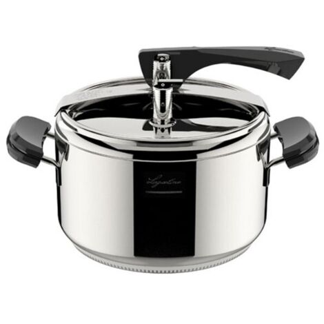 Pentola a Pressione Lagostina La Classica Lagofusion 22cm 5 Litri in Acciaio Inossidabile, Perfetta per Cotture Veloci e Sicure