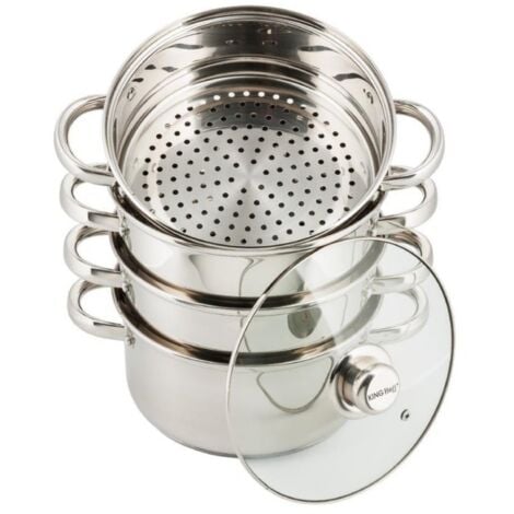 AUTRES PENTOLA A VAPORE KINGHOFF 24 cm 5,0 L KH-3320