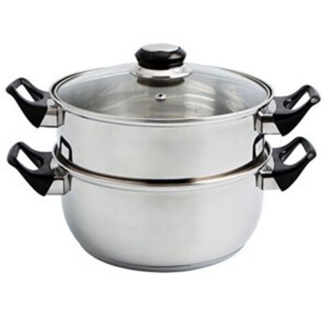 Pentola arcxv acciaio inox 22 cm 2 pezzi