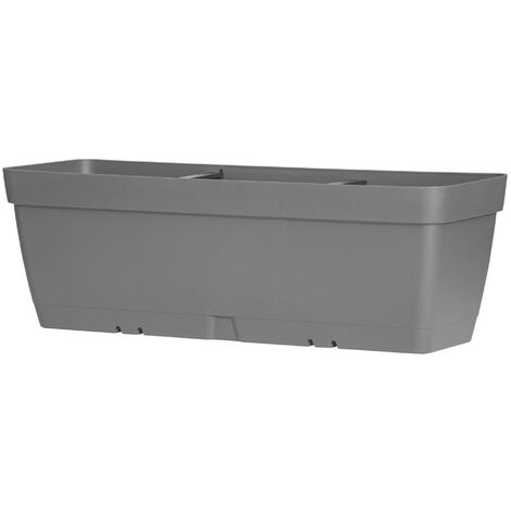 BAMA VASO QUADRATO TERRA CON SOTTOVASO 40X40X34H 32 LT COLORE TERRACOTTA BAMA ITALIA 