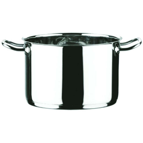 Pentola in acciaio inox 18/10 - 2M - Diametro: cm 26
