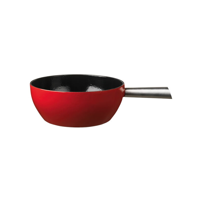 pentola per fonduta in ghisa rossa 24cm - 7324.0214 - stockli