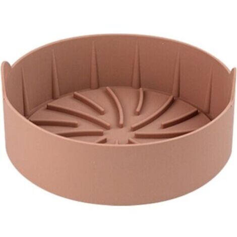 Pentola in silicone per friggitrice ad aria, multifunzionale, per forno ad aria, accessori da cucina, cestello per cuocere pollo e pizza, vassoio per caffè