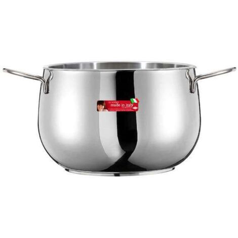 Pentola Inoxriv River 2 Manici 24cm 7l Acciaio inossidabile [53100040]