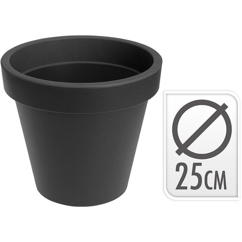 Pentola per iniezione antracite ø 25 cm EDM 74825