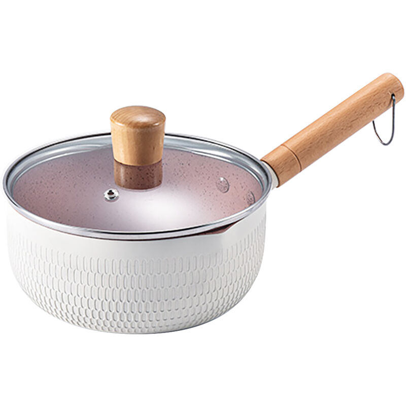 Pentola per Salsiera con Coperchio in Vetro Manico...