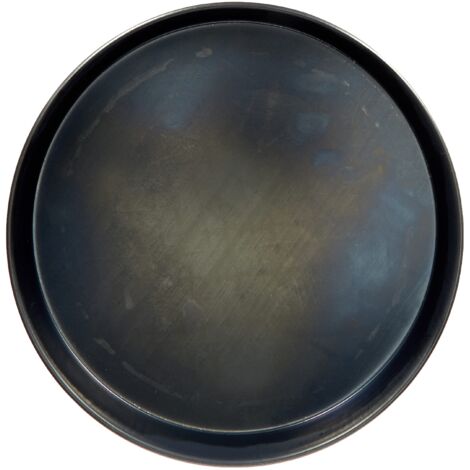 Pentole Agnelli COFE43B28 - Tortiera Tonda In Lamiera Blu Per Pizze , Nero, 28 x 28 x 2.5 cm, 1 Pezzo