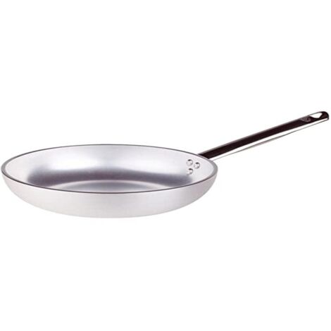Pentole Agnelli Padella Svasata Alta, Alluminio, Argento, 40cm