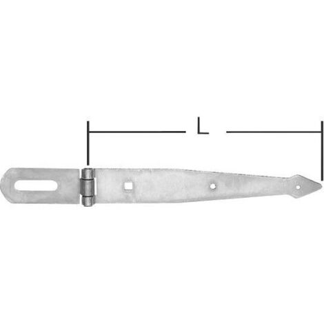 Penture, 200mm  chromé brillant