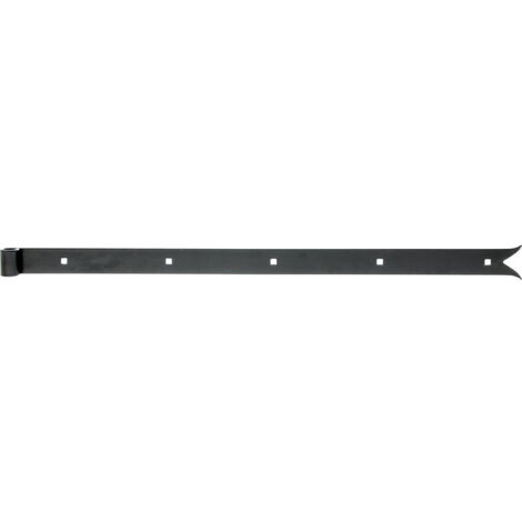 Penture de porte DRT QC noire 700mm Ø14mm en acier zingué – Finition soignée – 306182