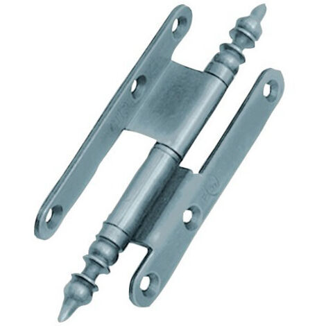 Penture Bros no.2 acier poli 140x60 mm droite