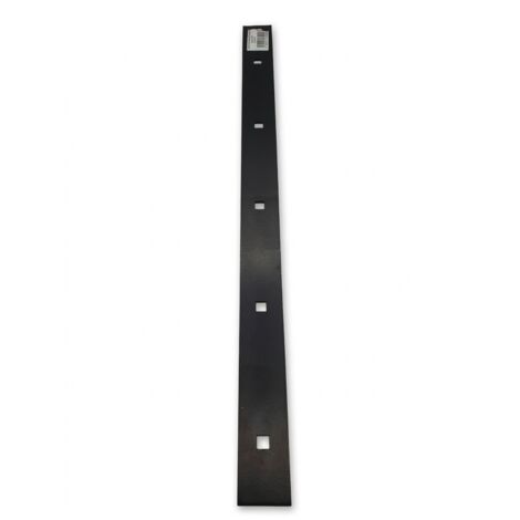 Penture droite - BC D14 - 500 x 35 mm - Finition noire - 5 trous carrés - Réf 8742905 - Pour volet ou porte - Voir photos pour détails