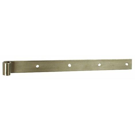 Penture Droite Bout Carre - 40x5 - ø16 - Lg1000 - Inox