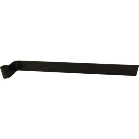 Penture droite déportée en acier phorétique noir 40 x 6 mm L550 mm - TORBEL
