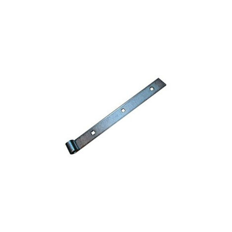 Penture droite en acier zingué - X Longueur 700 mm