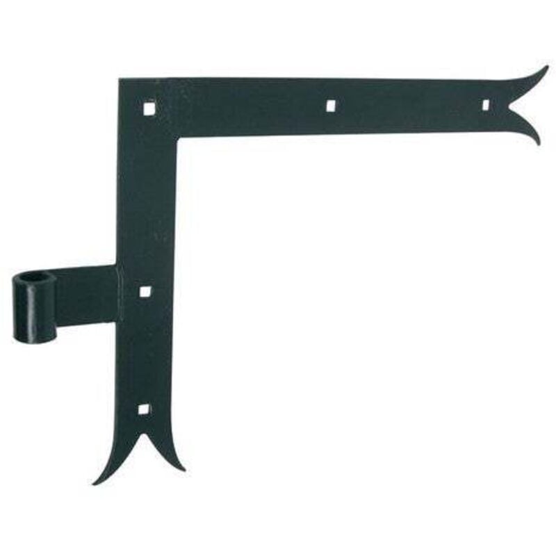 AFBAT Paire d'équerres acier prépeint, H.250 x L.300 x P.21 mm