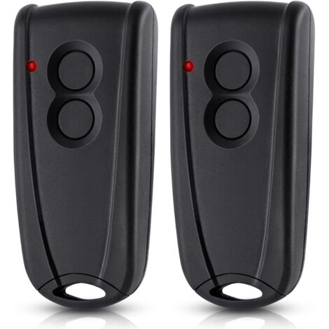 pepape 2 pièces Télécommande d'ouverture de Garage pour EcoStar RSC2-433 RSE2-433, télécommande de Porte pour Hormann EcoStar Liftronic 500/700/800 pour Portronic D2500/D5000/S4000