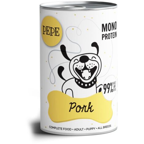 PEPE - Maiale - Cibo umido per cani - 400 g