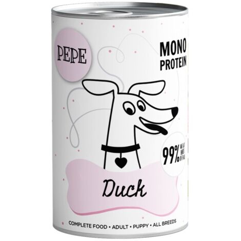 Pepe Pato Animal Pack 99% pato 6x400g