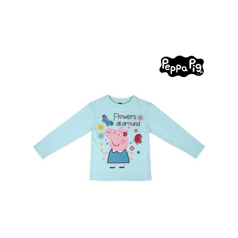 

Peppa Pig Camiseta de Manga Larga Infantil Peppa Pig Azul