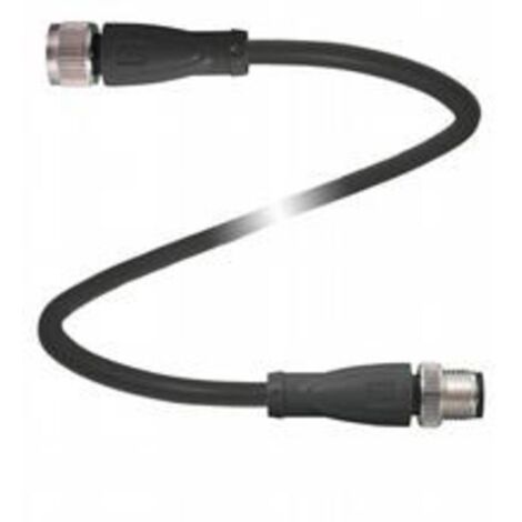 Pepperl+Fuchs 240775-0046 Connecteur pour capteurs/actionneurs M12 mâle, droit, femelle, droit 5.00 m Nombre de pôles: