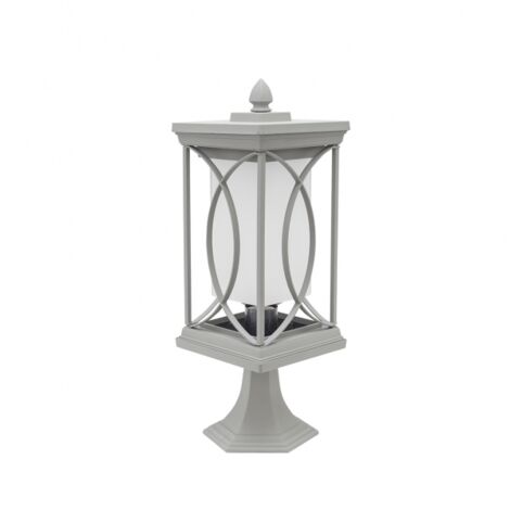 Peq. Außen Garten 1xe27 Silber 39x16d de FABRILAMP.